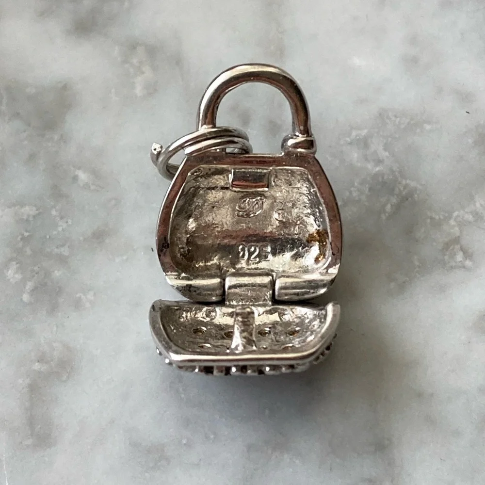Sterling Silver Purse Charm